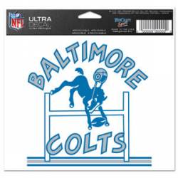 Baltimore Colts Retro - 5x6 Ultra Decal
