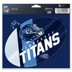 Tennessee Titans - 3.5x5 Vinyl Oval Sticker