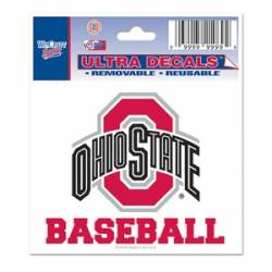 Ohio State University Buckeyes Baseball - 3x4 Ultra Decal