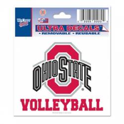 Ohio State University Buckeyes Volleyball - 3x4 Ultra Decal