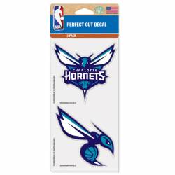 Charlotte Hornets - Set of Two 4x4 Die Cut Decals