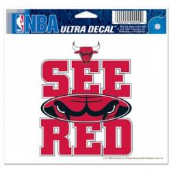 Chicago Bulls See Red - 5x6 Ultra Decal