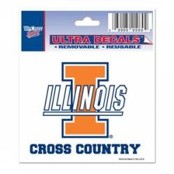 University Of Illinois Fighting Illini Cross Country - 3x4 Ultra Decal