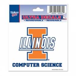 University Of Illinois Fighting Illini Computer Science - 3x4 Ultra Decal