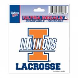 University Of Illinois Fighting Illini Lacrosse - 3x4 Ultra Decal