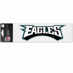 Philadelphia Eagles Wordmark Logo - 3x10 Die Cut Decal