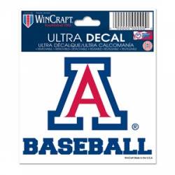 University Of Arizona Wildcats Baseball - 3x4 Ultra Decal