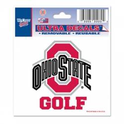 Ohio State University Buckeyes Golf - 3x4 Ultra Decal