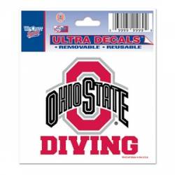 Ohio State University Buckeyes Diving - 3x4 Ultra Decal