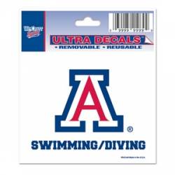 University Of Arizona Wildcats Swimming/Diving - 3x4 Ultra Decal