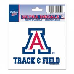 University Of Arizona Wildcats Track & Field - 3x4 Ultra Decal