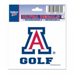 University Of Arizona Wildcats Golf - 3x4 Ultra Decal