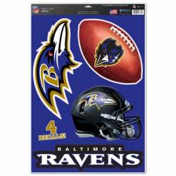 Baltimore Ravens - Set Of 4 Ultra Decals