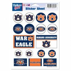 Auburn University Tigers - 5x7 Sticker Sheet