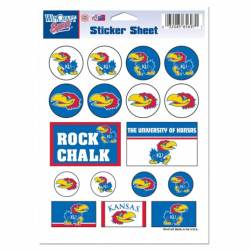 University Of Kansas Jayhawks - 5x7 Sticker Sheet