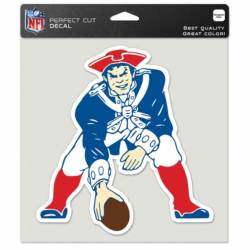New England Patriots Retro - 8x8 Full Color Die Cut Decal