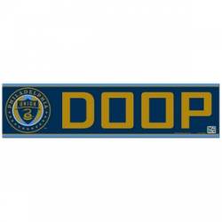 Philadelphia Union Doop - 3x12 Bumper Sticker Strip