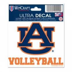 Auburn University Tigers Volleyball - 3x4 Ultra Decal