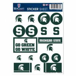 Michigan State University Spartans - 5x7 Sticker Sheet