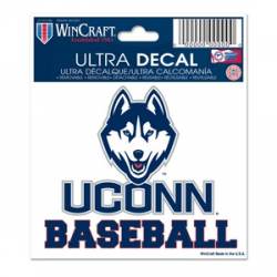 University Of Connecticut UCONN Huskies Baseball - 3x4 Ultra Decal