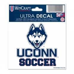 University Of Connecticut UCONN Huskies Soccer - 3x4 Ultra Decal