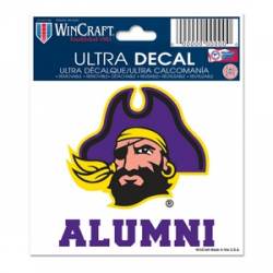 East Carolina University Pirates Alumni - 3x4 Ultra Decal
