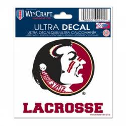 Florida State University Seminoles Lacrosse - 3x4 Ultra Decal