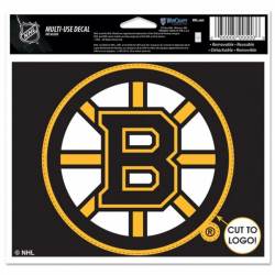Boston Bruins - 4.5x5.75 Die Cut Ultra Decal