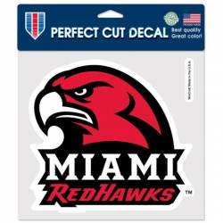Miami University Redhawks - 8x8 Full Color Die Cut Decal