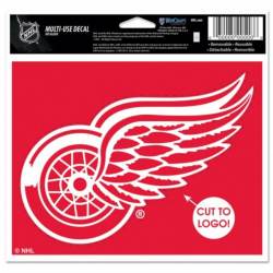 Detroit Red Wings - 4.5x5.75 Die Cut Ultra Decal