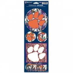 Clemson University Tigers - Prismatic Decal Set