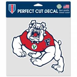 Fresno State University Bulldogs - 8x8 Full Color Die Cut Decal