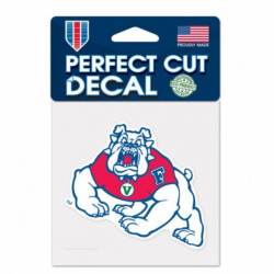 Fresno State University Bulldogs - 4x4 Die Cut Decal