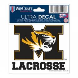 University Of Missouri Tigers Lacrosse - 3x4 Ultra Decal