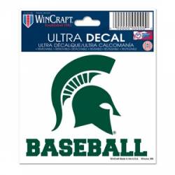Michigan State University Spartans Baseball - 3x4 Ultra Decal