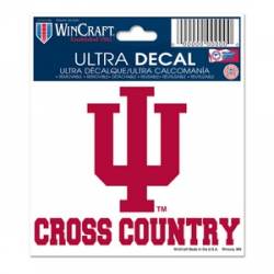 Indiana University Hoosiers Cross Country - 3x4 Ultra Decal