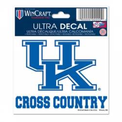 University Of Kentucky Wildcats Cross Country - 3x4 Ultra Decal