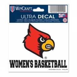 University Of Louisville Cardinals Women's Basketball - 3x4 Ultra Decal
