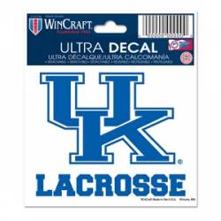 University Of Kentucky Wildcats Lacrosse - 3x4 Ultra Decal