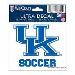 University Of Kentucky Wildcats Soccer - 3x4 Ultra Decal
