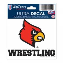 University Of Louisville Cardinals Wrestling - 3x4 Ultra Decal