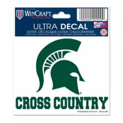 Michigan State University Spartans Cross Country - 3x4 Ultra Decal
