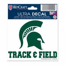 Michigan State University Spartans Track & Field - 3x4 Ultra Decal