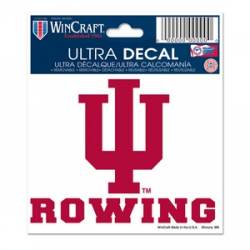 Indiana University Hoosiers Rowing - 3x4 Ultra Decal