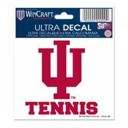 Indiana University Hoosiers Tennis - 3x4 Ultra Decal