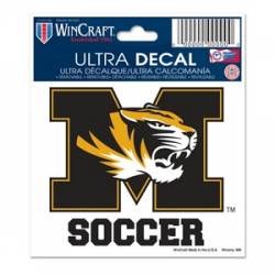 University Of Missouri Tigers Soccer - 3x4 Ultra Decal