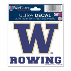 University Of Washington Huskies Rowing - 3x4 Ultra Decal