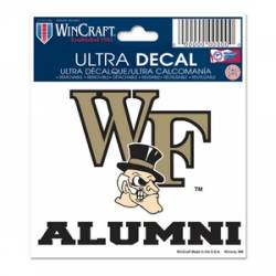 Wake Forest University Demon Deacons Alumni - 3x4 Ultra Decal