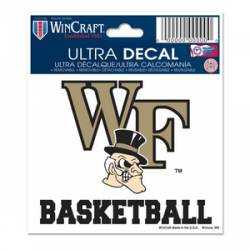 Wake Forest University Demon Deacons Basketball - 3x4 Ultra Decal
