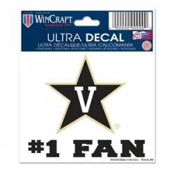 Vanderbilt University Commodores #1 Fan - 3x4 Ultra Decal